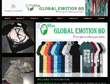 Tablet Screenshot of globalemotionbd.net